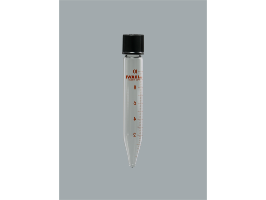 遠心沈澱管(円錐,ネジ付,目盛付,キャップ付)