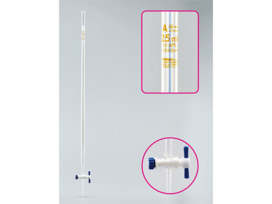 ビューレット(PTFEコック付,ニュースタンダード)